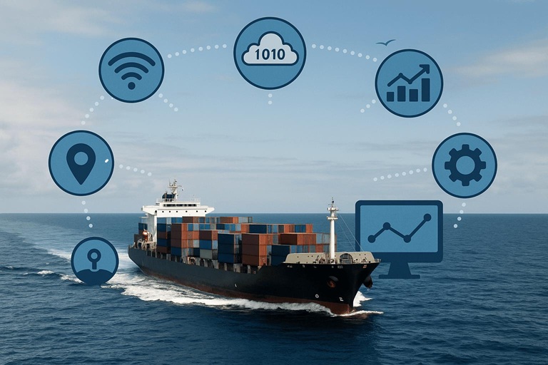 Operational transparency in fleet management using ship performance analytics and vessel reporting system in Vietnam.